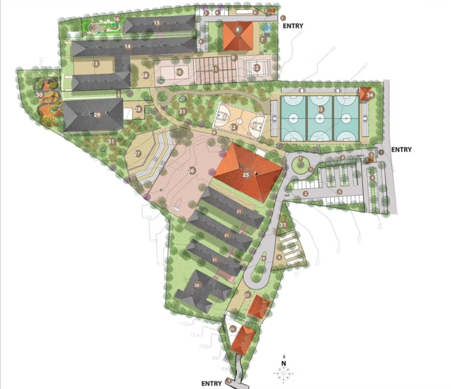 Gurukul School Masterplanning